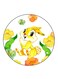 Disney Printed Fridge Magnet Round Multicolour