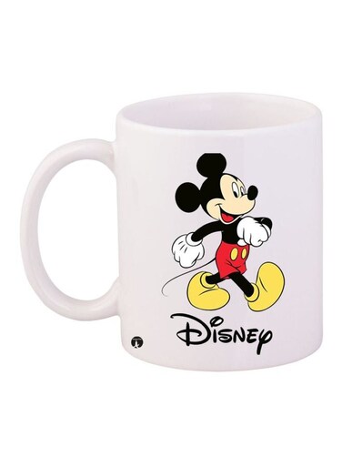 Mickey Mouse Printed Coffee Mug White/Black/Red