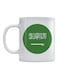 Saudi Arabia Flag Printed Mug White/Green 350ml
