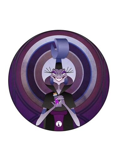 Disney Printed Fridge Magnet Purple/Black/Brown