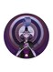 Disney Printed Fridge Magnet Purple/Black/Brown