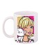 Cartoon Girl Printed Coffee Mug White/Beige/Pink