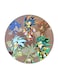 Video Game Sonic Printed Fridge Magnet Round Multicolour
