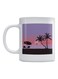 Sea And Sunset Printed Coffee Mug White/Purple/Black
