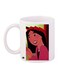 Cartoon Printed Coffee Mug White/Green/Pink