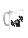 Sport Printed Coffee Mug White 11ounce