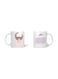 Taurus Zodiac Mug White/Purple 22cm