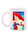 Cartoon Printed Coffee Mug White/Beige/Red 11ounce