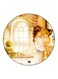 Cartoon Printed Fridge Magnet Beige/White 5.5cm