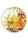 Vintage Art Printed Fridge Magnet Multicolour
