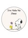 Snoopy Printed Fridge Magnet Multicolour