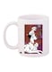 Dalmatians Printed Coffee Mug White/Black/Purple 11ounce