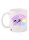 Star Printed Coffee Mug White/Purple/Yellow