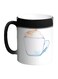 Cup Of Coffee In A Foam Printed Colour Changing Coffee Mug Black 11ounce