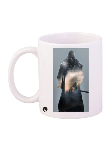 Assassin's Creed Printed Mug White/Black/Brown Standard Size