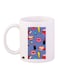 Lips Printed Coffee Mug White/Blue/Pink