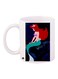 The Little Mermaid Printed Coffee Mug White/Blue/Red