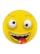 Funny Face Printed Fridge Magnet Yellow/White/Red