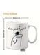 Tea Funny Arabic Coffee Mug 11oz Premium Ceramic Cup Perfect for Coffee, Tea, Hot Chocolate in Orange