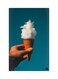 Printed Fridge Magnet Multicolour 8.5x0.4x5.5cm