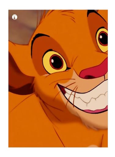 Simba Printed Decorative Plate Orange/White/Yellow 20x15cm