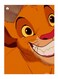 Simba Printed Decorative Plate Orange/White/Yellow 20x15cm