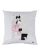 Girl Printed Cushion polyester White/Pink/Black 30x30cm