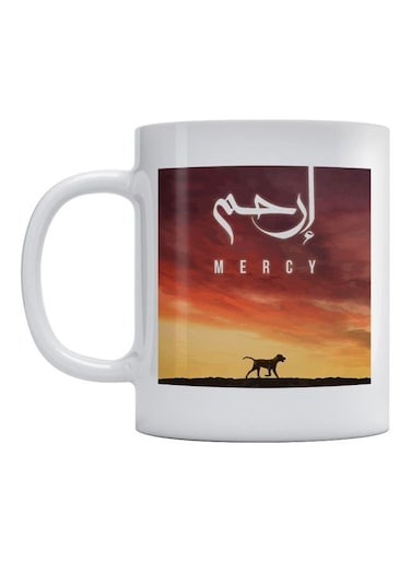 Mercy Printed Mug White/Purple/Black