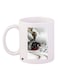 Train Printed Coffee Mug White/Black/Grey 11ounce