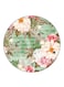 Flowers Printed Fridge Magnet Round Multicolour