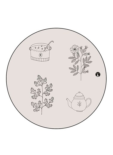 Food Printed Fridge Magnet Multicolour