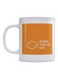 Do More Than Just Exist Printed Mug White/Orange