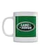 Land Rover Printed Mug White/Green/Brown 350ml