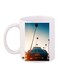 Car Printed Coffee Mug White/Blue/Black 11ounce