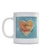 Love You Matter Xo Printed Ceramic Mug White/Blue/Beige