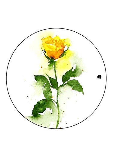 A Flower Printed Fridge Magnet Multicolour