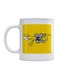 Arabic Proverb Printed Mug White/Yellow/Black