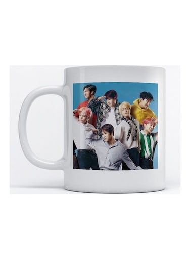 Mug BTS Squad for Coffee and Tea White 350ml