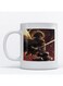 Attack on Titan Anime Printed Mug White/Red/Yellow 9.2x7.7cm