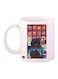 A Girl Printed Coffee Mug White/Red/Blue