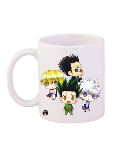 Hunter Printed Mug White/Yellow/Brown