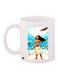 Moana Printed Coffee Mug White/Blue/Beige 11ounce