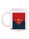 Superman Printed Mug White/Red/Blue Standard Size