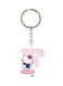 Hello Kitty Letter F Printed Keychain