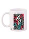 Printed Coffee Mug White/Red/Grey 11ounce