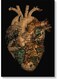 Heart Themed Wall Painting Black/Beige/Brown 40x60cm