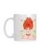 Sagittarius Zodiac Mug White/Orange 22cm