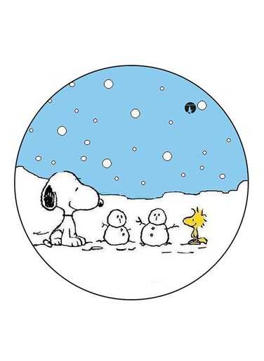 Snoopy Printed Fridge Magnet Multicolour