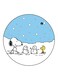 Snoopy Printed Fridge Magnet Multicolour