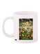Plants Printed Coffee Mug White/Green/Brown 11ounce